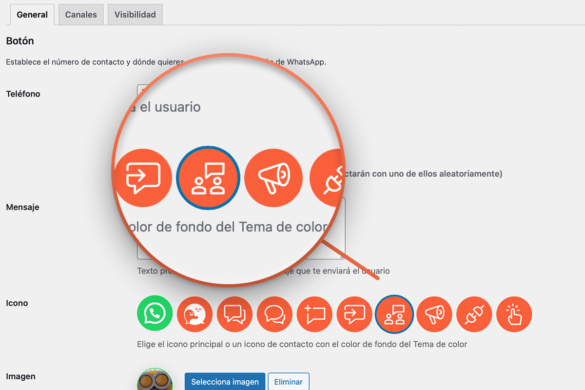 ahora que ya no solo vas a dar la opción de contactar con WhatsApp